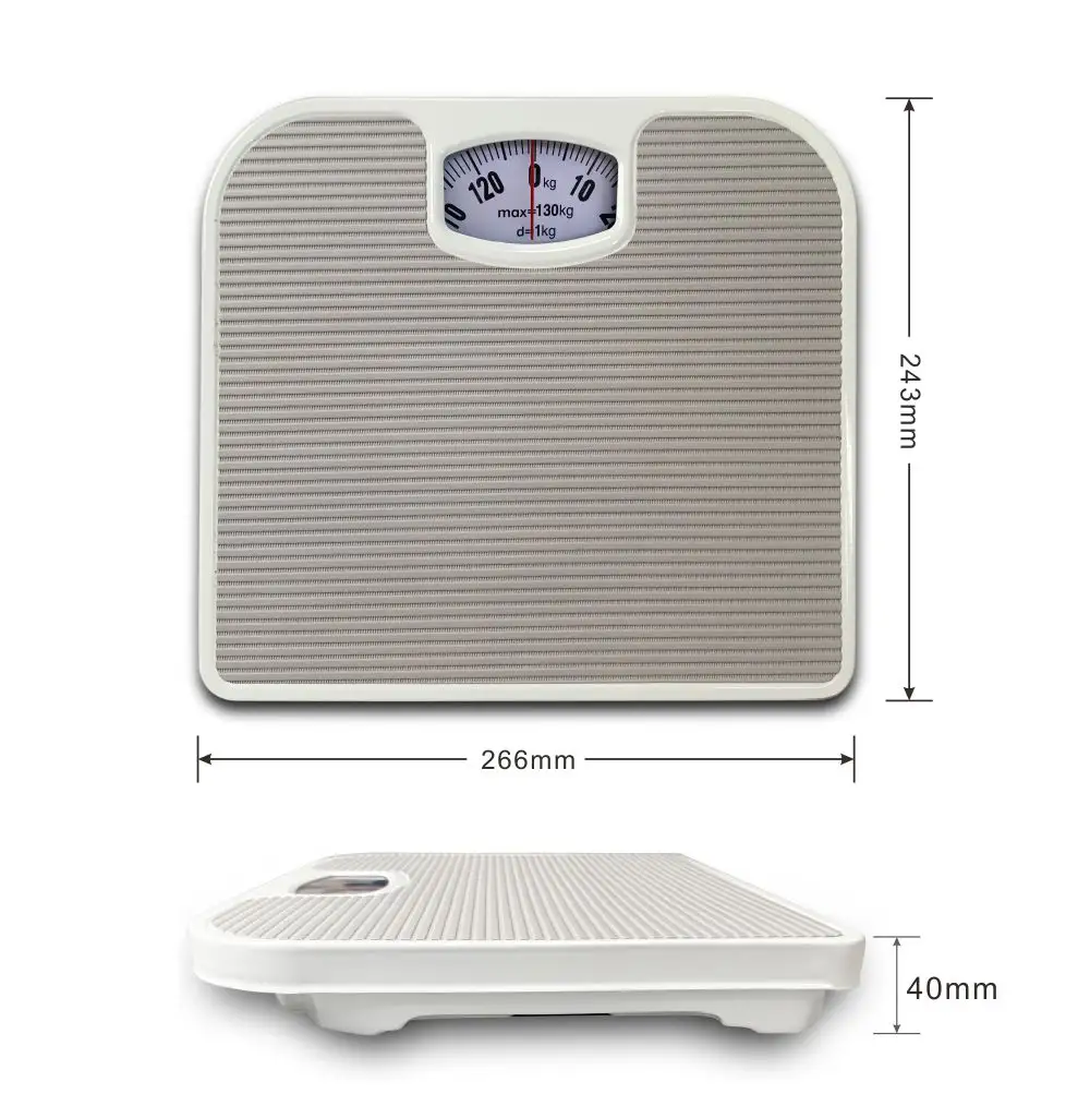 Body Weight Machine Dial Weighing Scale 130kg Body Balance Mechanical Scale