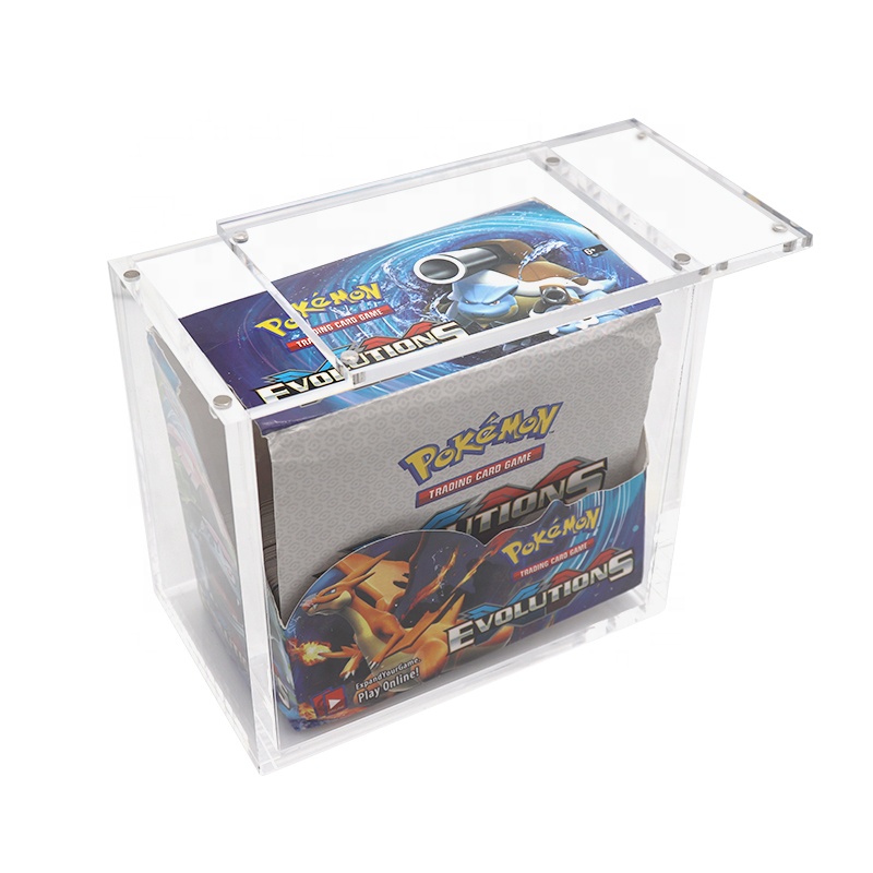 PMMA Booster Case Acrylic Pokemon Cards Booster Boxes