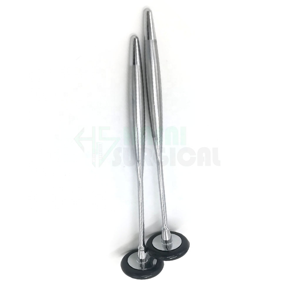 Medical babinski neurological reflex hammer with telescopic handle