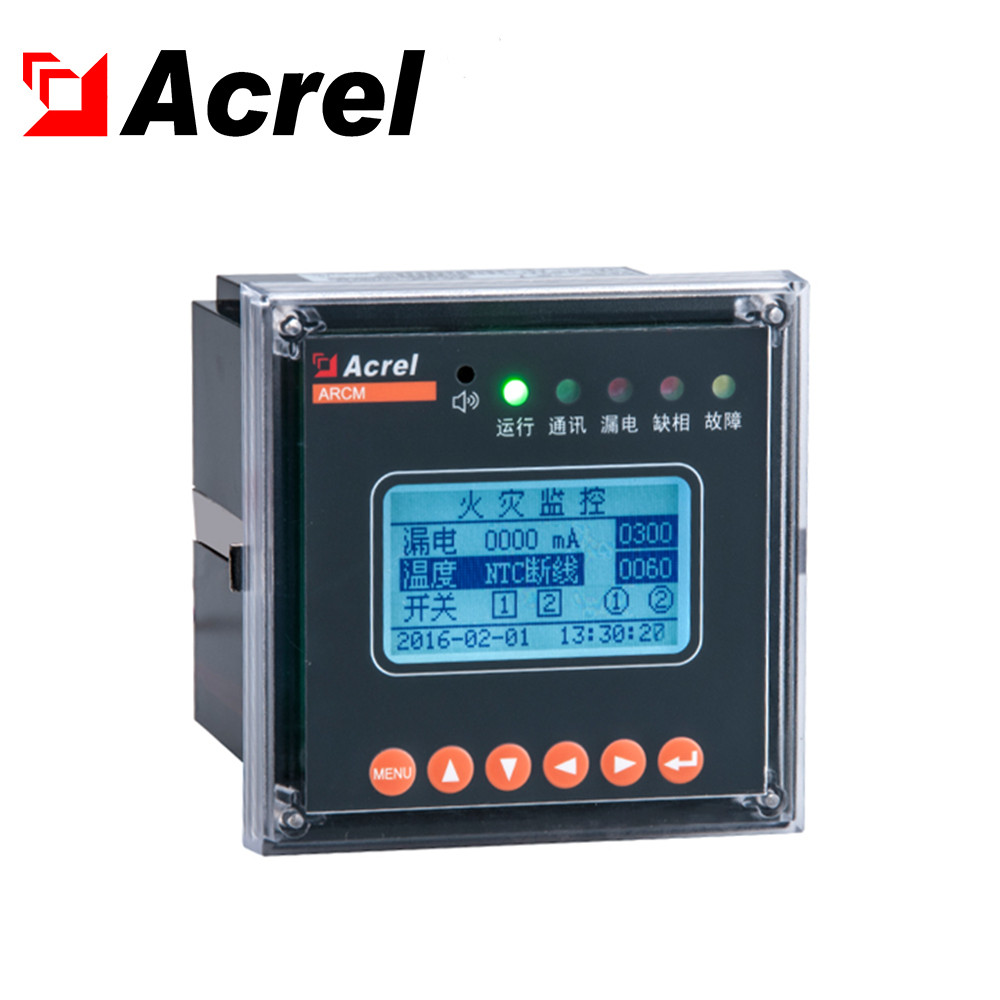 Acrel ARCM200L-J8T8 многоканальный Остаточный Ток Электрический пожарный детектор контроля 8-канальный сетевой видеорегистратор ток утечки измеритель мощности