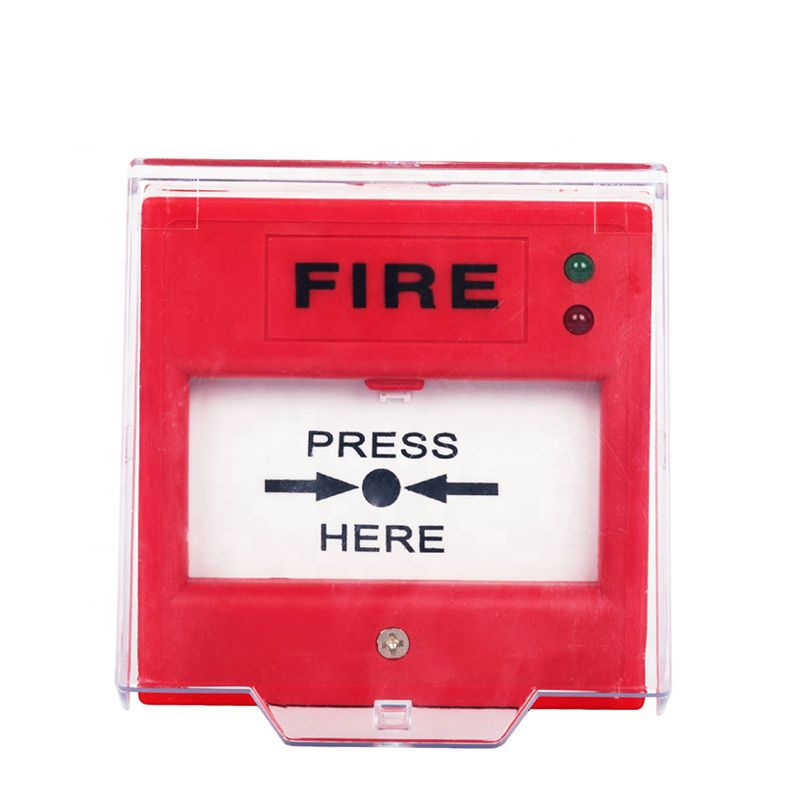 Factory Fire Alarm Emergency Button 24vdc Resettable Manual Call Point Push Button