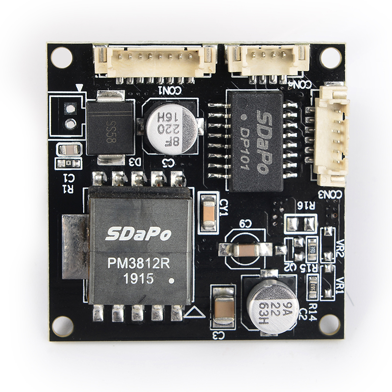 SDAPO PM381218W PoE/IN 37-57V DC/OUT 12V 1.5A IEEE802.3af/at Standard PoE Module for Security CCTV System Non PoE IP Cameras