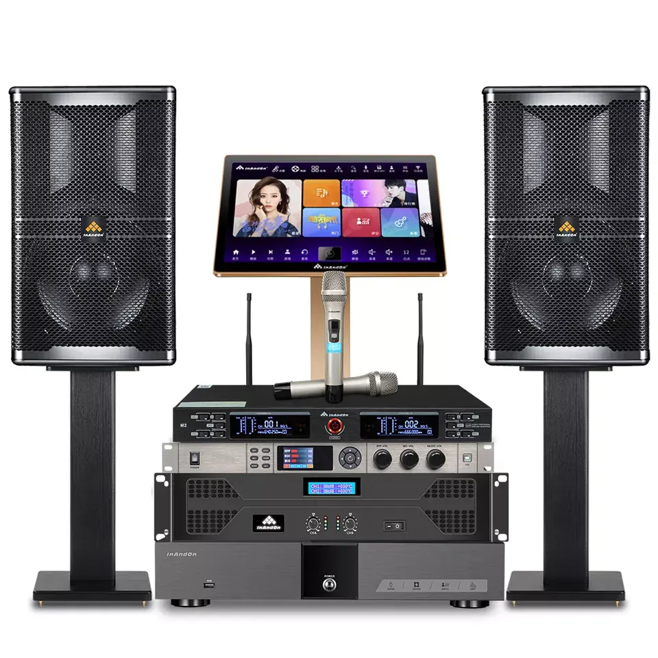 High Quality KV-V5 InAndOn Professional Karaoke System with WiFi Touch Screen 2TB Chinese Karaoke Machine KTV Karaoke Player Set