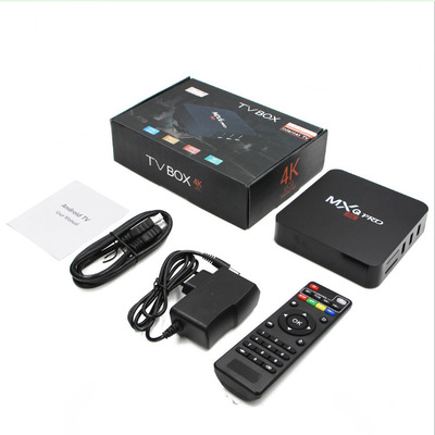 MXQ PRO MXQ-4K Декодер каналов кабельного телевидения 1 Гб + 2 ГБ/8 ГБ + 16GB 4K HD сетевой плеер Android TV box
