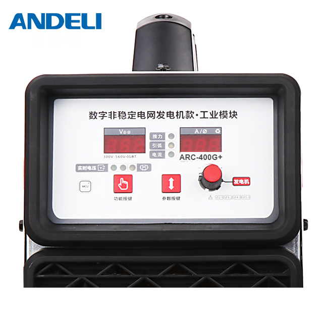 ANDELI ARC-400SS умный портативный однофазный умный аппарат для дуговой сварки mma, широкий инвертор напряжения, сварочный аппарат