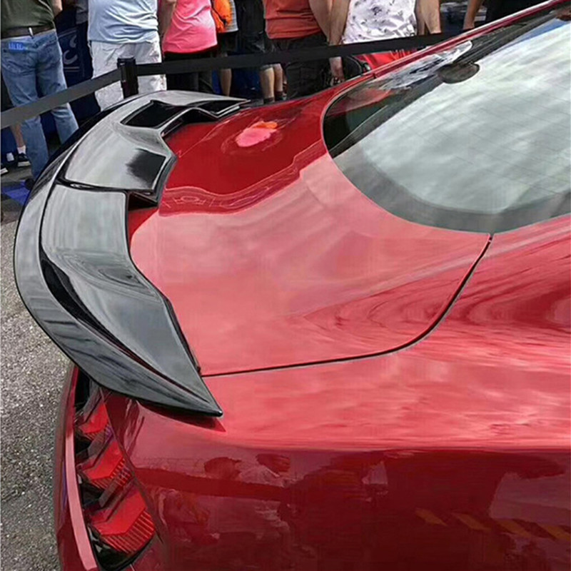 Высокое качество Мустанг задний спойлер GT350 стиль ABS Материал задний багажник спойлер крыло для Ford Mustang 2015 +