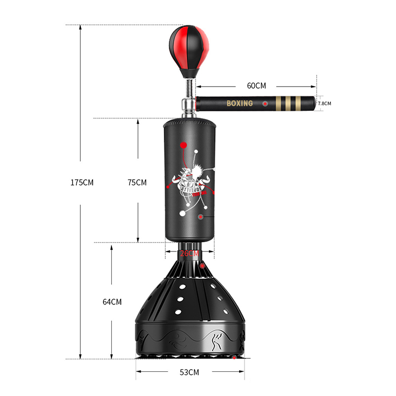Professional Boxing Equipment Standing Heavy Punching bags Training Target Boxing Punching Bag