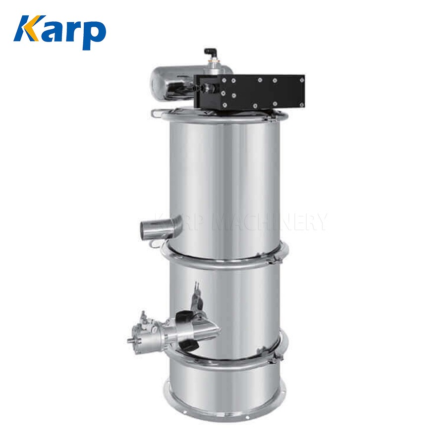 Stainless steel salt sugar yeast pepper powder vacuum feeding conveyor machine