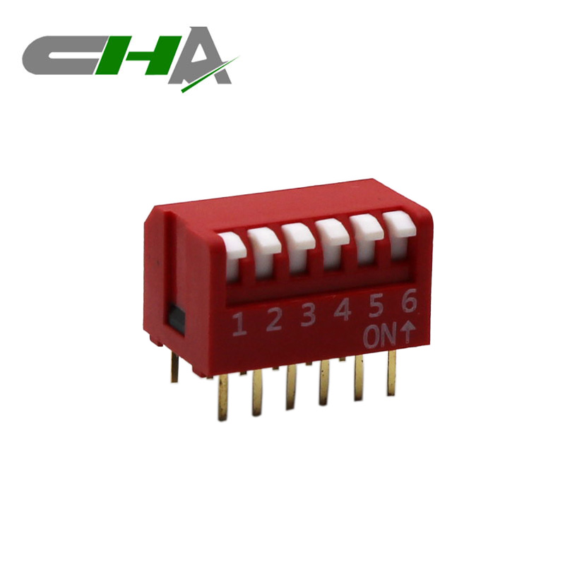 Переключатель для пианино CHA DP Series 2-12, красный, синий, черный, короткий