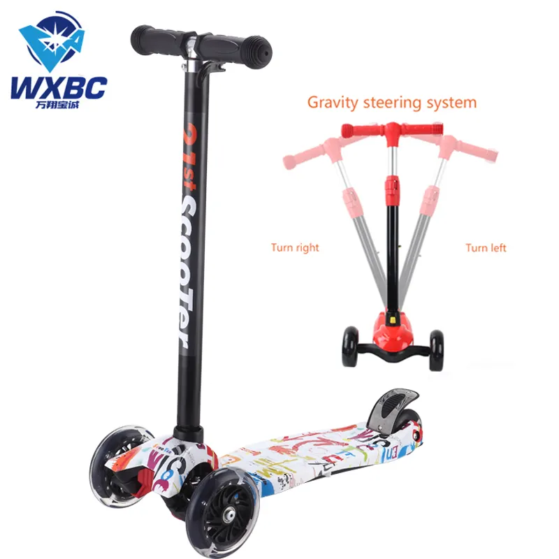 kid scooter big wheel with led scooter children kids scooter kids toys
