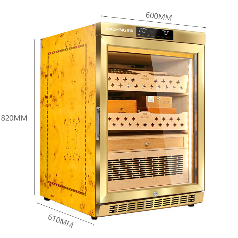 Топ античный humidor шкаф для продажи в Америке и Европе с точной температуры и контроля влажности