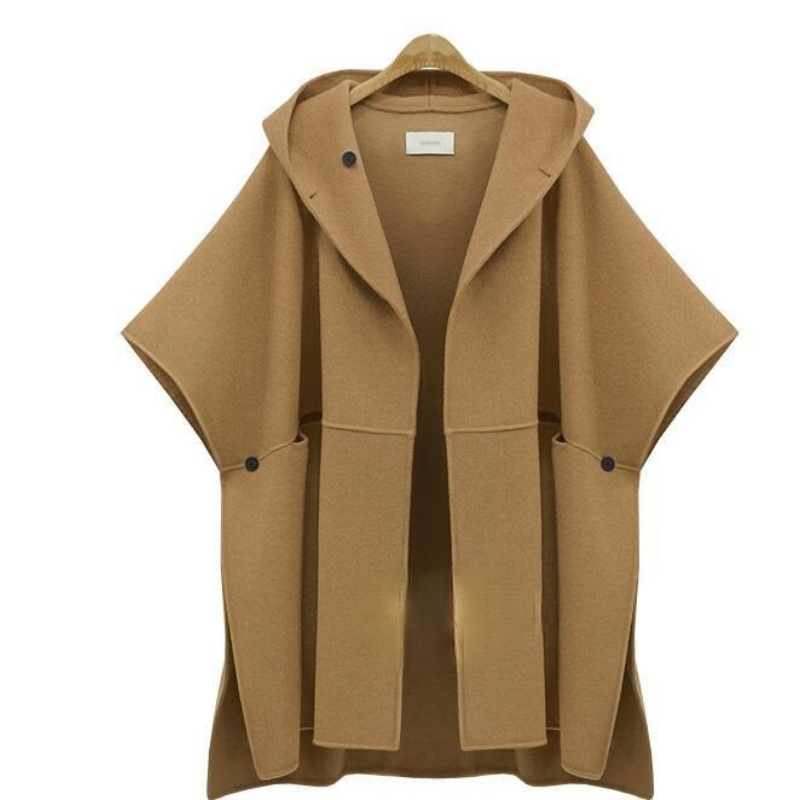 Mid-length all-match cardigan women Korean loose bat sleeve Vogue autumn new pocket sweater women's Plus Size jacket Outwear