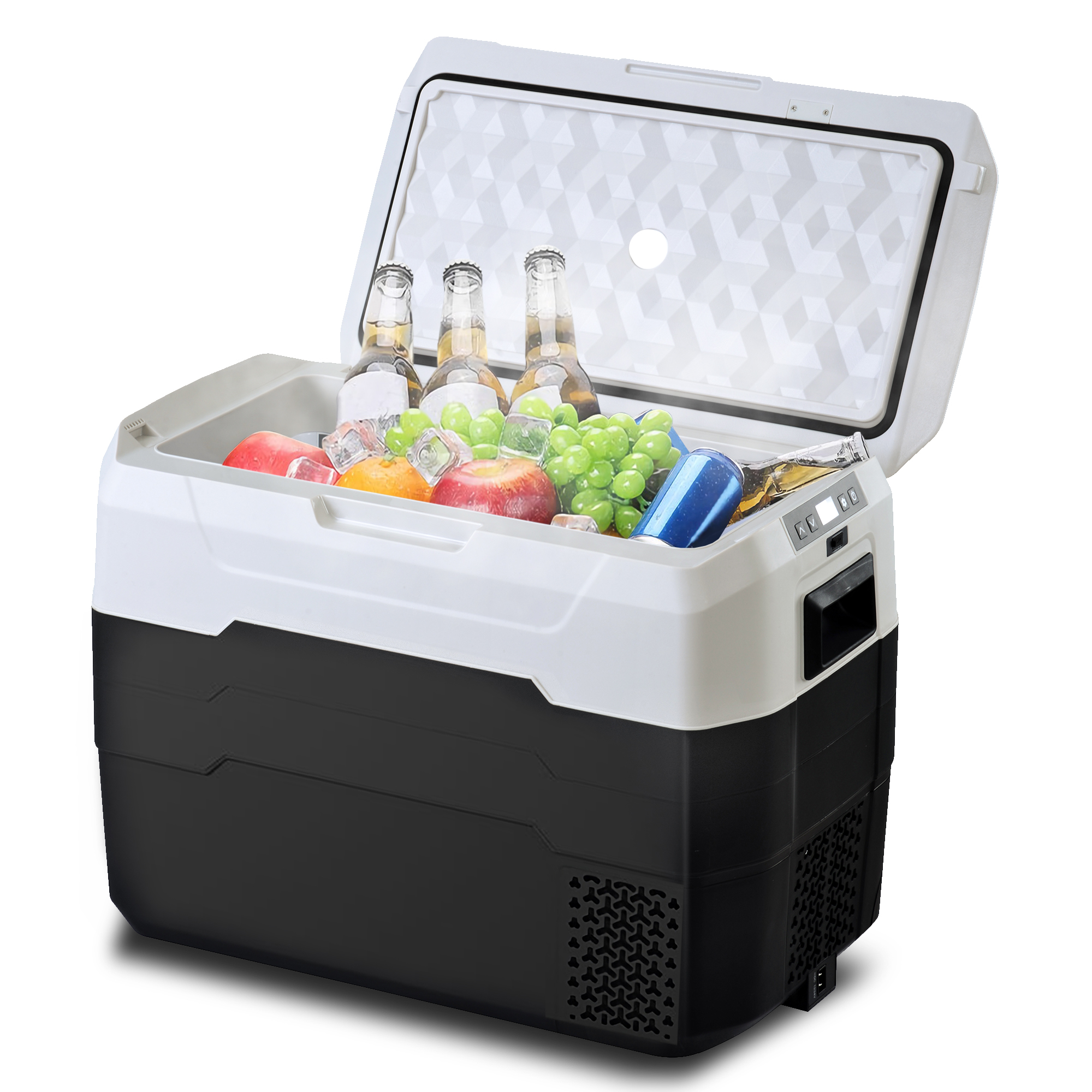 Compact Car Refrigerator Car Dual Use 30L Portable Car Small Cooling and Heating Box Refrigeration