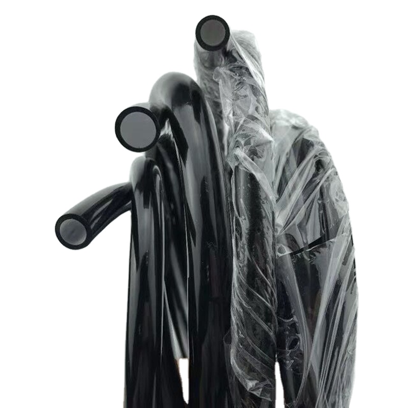 8.0 * 11mm MMA flexible black sheathed solid plastic lighting optical fiber