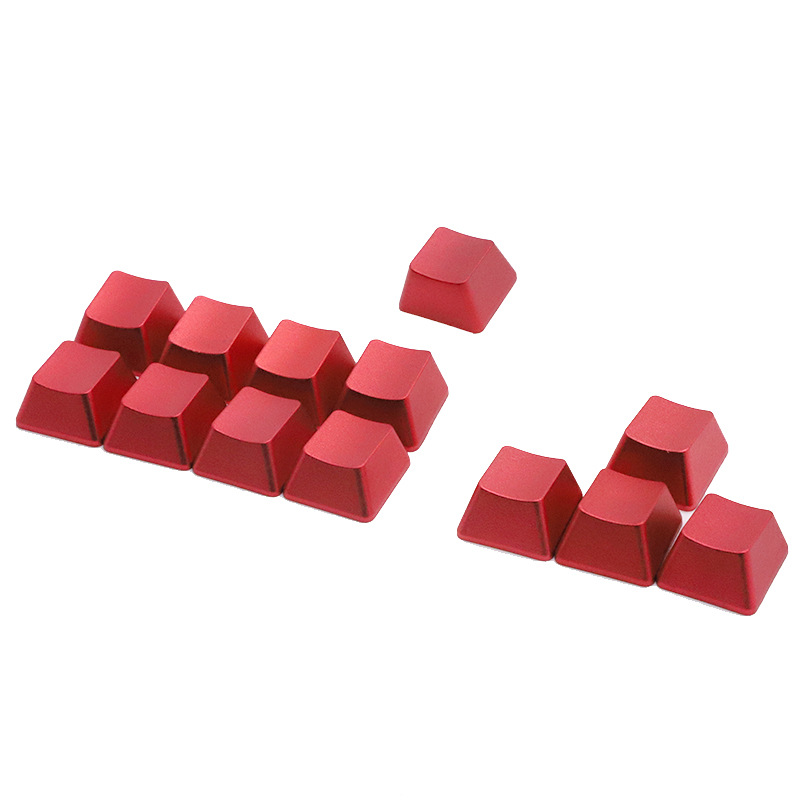 Customized mechanical keyboard aluminum metal keyboard keycaps 13 buttons Gaming keycaps