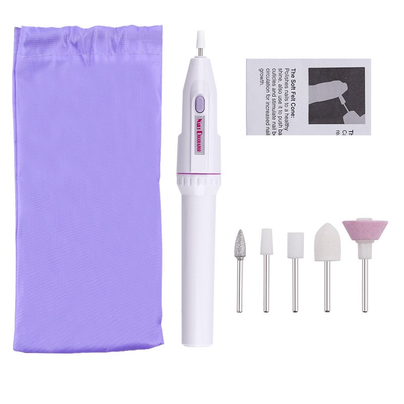 cheap hot sell 5 sizes Battery Nail Drill Nail polisher