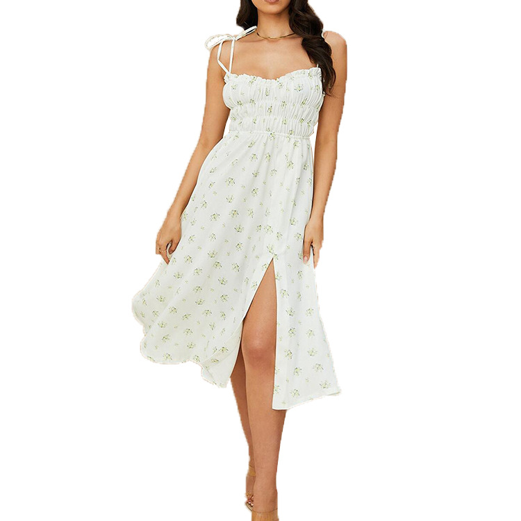 2021 new condole belt broken flower split skirt flower table skirts