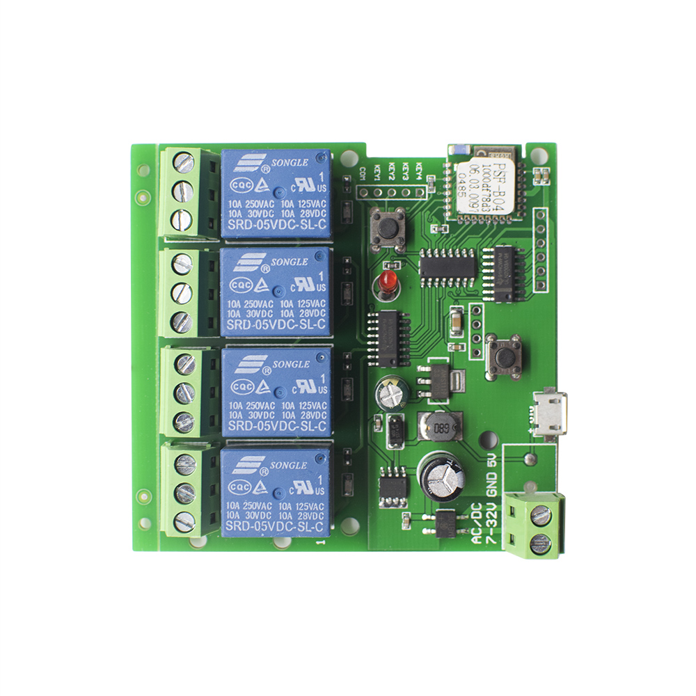 EWELINK Wifi Switch Module WIFI Remote Control 4CH DC 12V 24V 5V Receiver 10A Relay Alexa Compatible