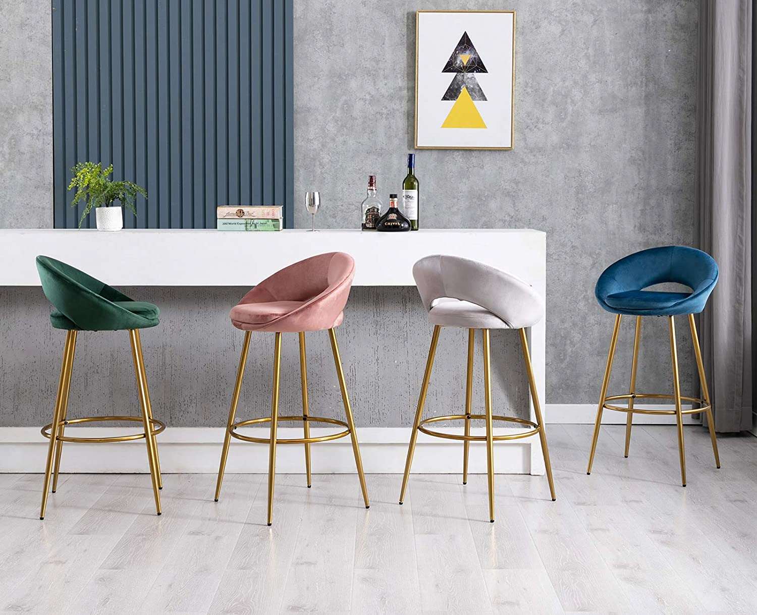 wire steel rose gold legs metal rose bar stool bar chair