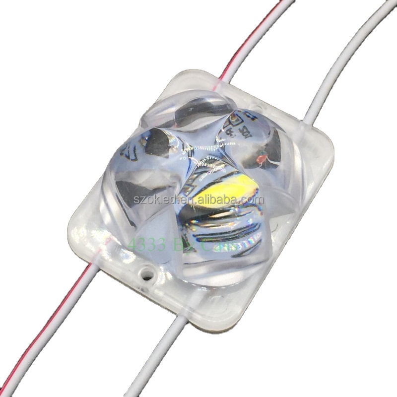 New mini led module korea lens narrow beam Linear lights Cross 15 degree , 1.5W 4333 SMD 2835 led module light