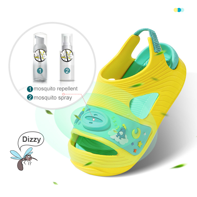2021 Children mosquito repellent Sandals clogs Summer EVA Light-Weight Baby Shoes Kids Slip-on for Boys Girls Beach Clogs