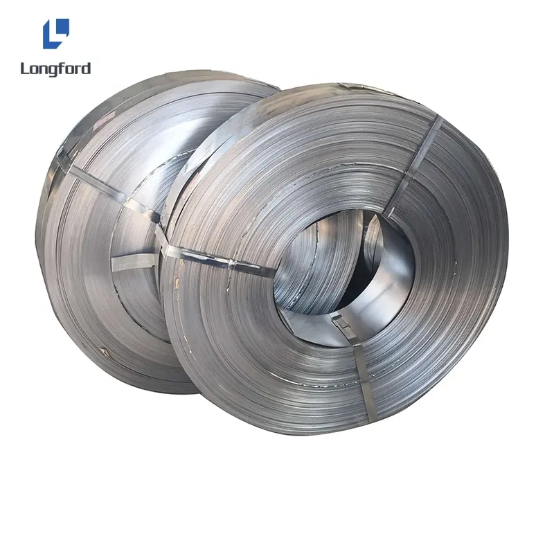 High tensile plate bright cold rolled hot dipped tempered mild steel furring G30 galvanized steel strap packing strip