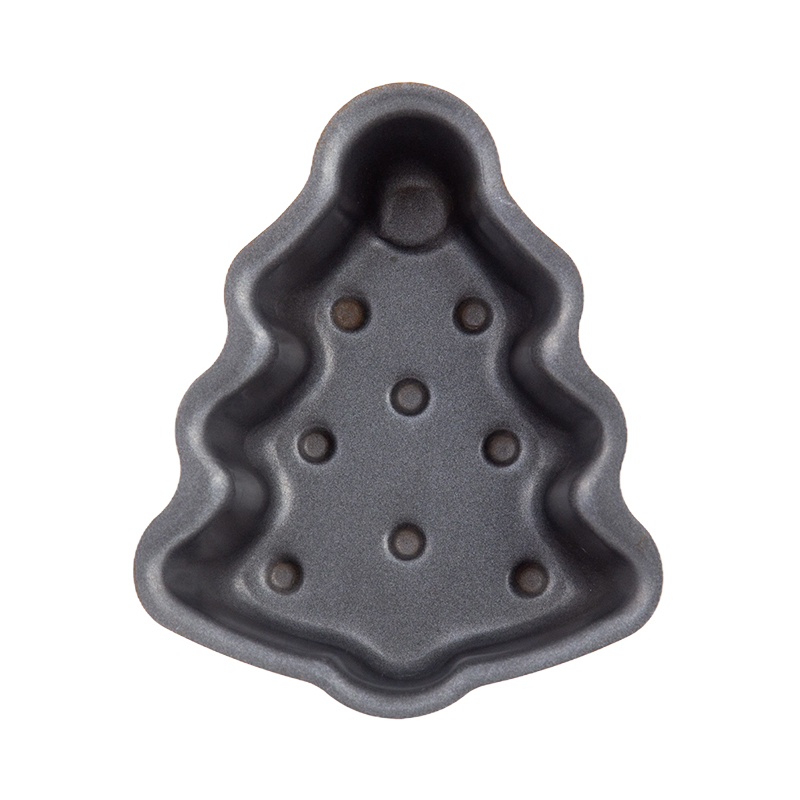 Xinze Custom Christmas Tree Mini Cake Pan Non-Stick Coating Heat Resistant And Beautiful Carbon Steel Cake Pans