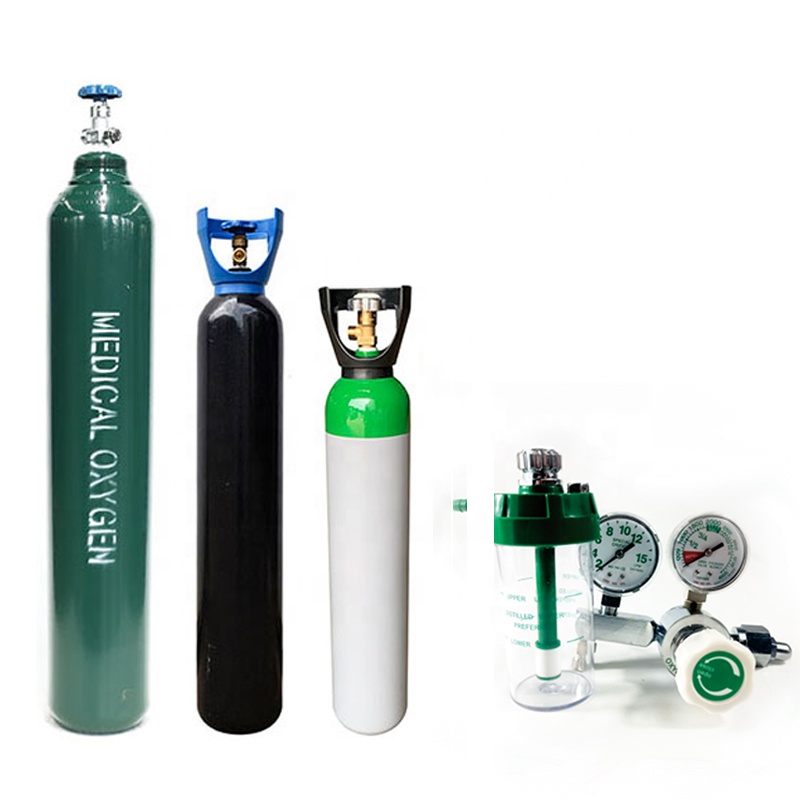 High Pressure Oxygen Medical Oxygen Cylinder Aluminum CO2 Compressed Gas Cylinders
