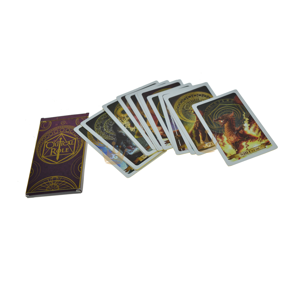 Customized top quality paper playing cards poker set poker cards