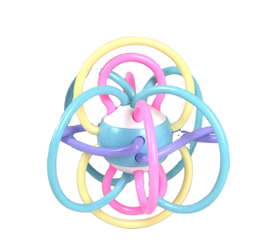 Safety material early childhood games teething baby toys Mimi plastic tumbler manhattan ball