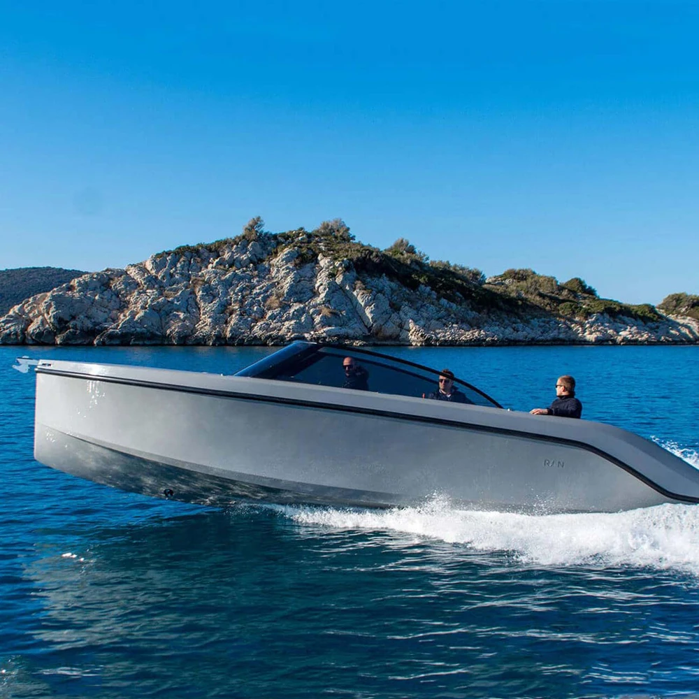 Kinocean 27FT Aluminum Rowing Boats Yacht Luxury Boats with Kitchen