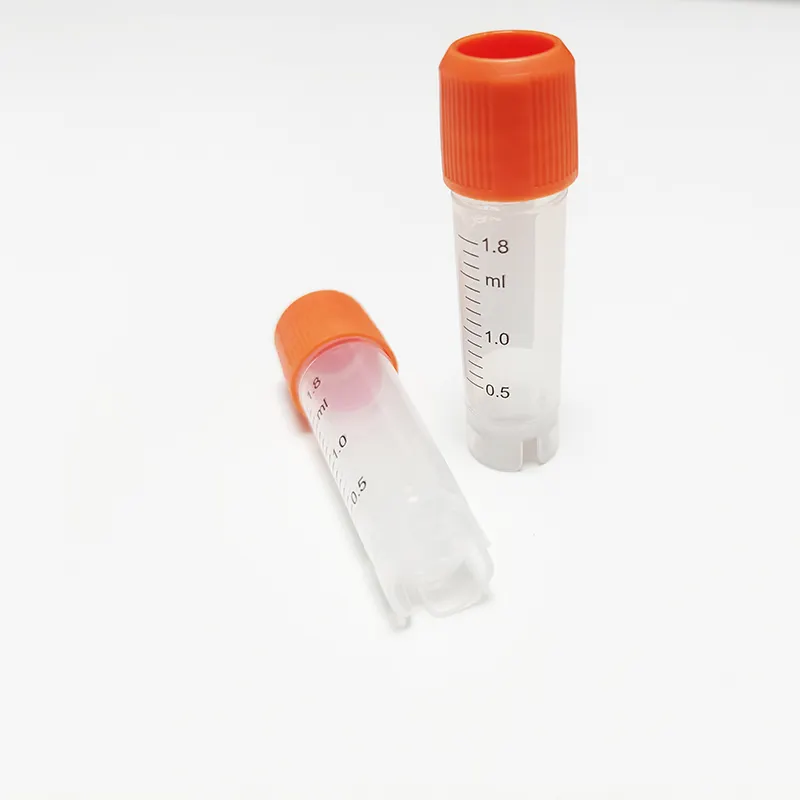 sterile Plastic Cryovial Tubes Clear 10ml Sample Storage Container Vial Freezing Tubes cryogenic vials