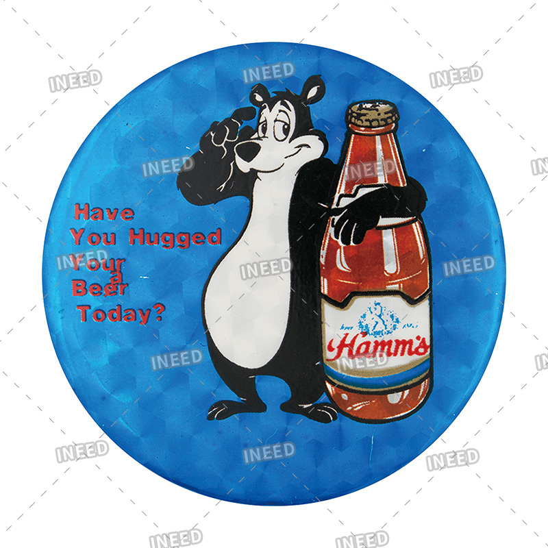 Factory Wholesale Custom Circle 30cm Old Look Metal Poster Bar Pub Beer Round Retro Vintage Art Wall Decoration Metal Tin Signs