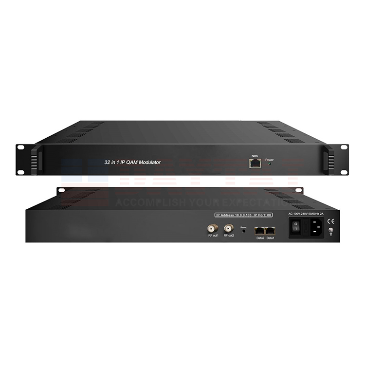 Высокое качество 32 QAM DVB-C каналов RF IP QAM модулятор