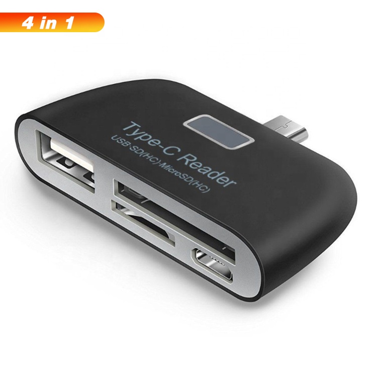 Заводская пользовательская usb pd sd tf 2,0 микро многофункциональная Плата расширения otg 4 в 1 type-c хаб Кардридеры