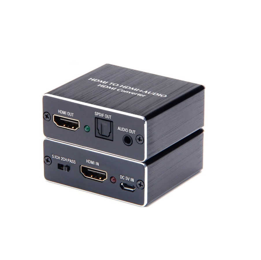 Аудио экстрактор H-DMI для H-DMI + аудио + SPDIF + R/L 4K аудио сплиттер