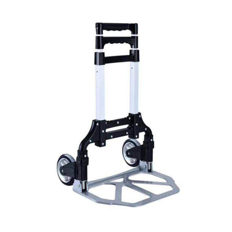 Hand trolley cart foldable aluminum shopping trolley