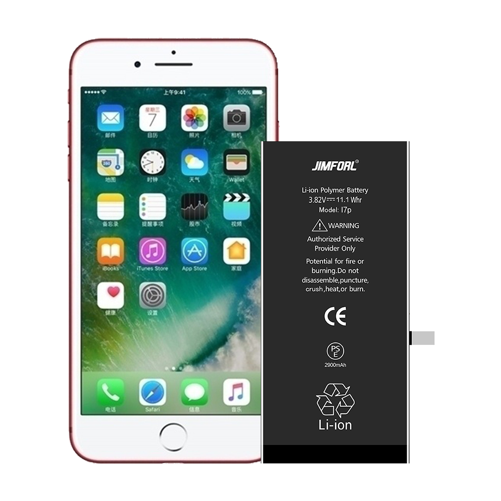 Встроенный стандартный перезаряжаемый литий-ионный аккумулятор 7 Plus i для телефона, оригинальный, по заводской цене, гарантия 12 месяцев