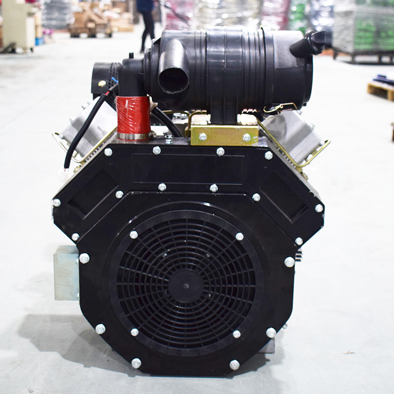 Бренд Bison 20HP дизельный двигатель с воздушным охлаждением 2 цилиндрического типа 4 тактный дизельный двигатели для оборудования цена