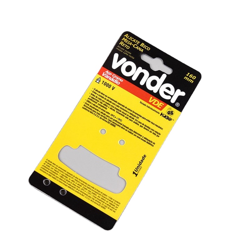 Custom PP PET PVC card hardware tool binding card transparent frosted hang tag custom tags plastic