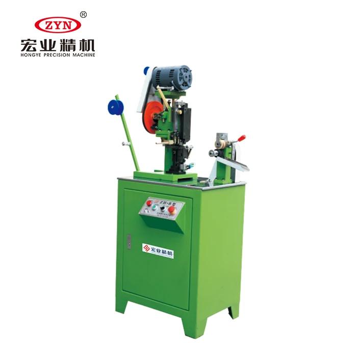 Auto metal zipper hole punching machine for metal zipper making machine zipper