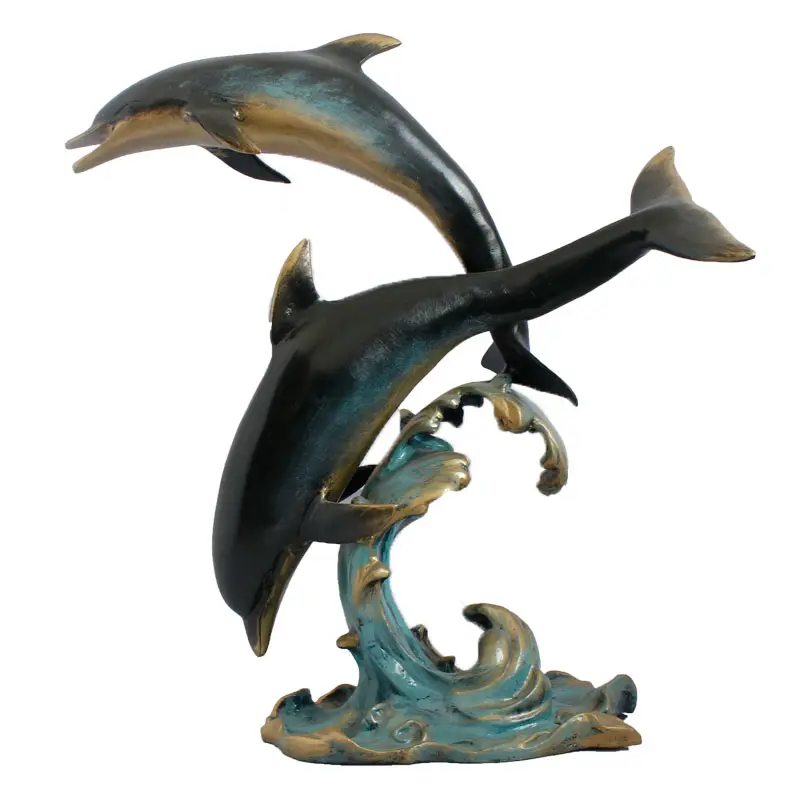 Aluminum Dolphins For Garden Decoration Or Factory Home Decor