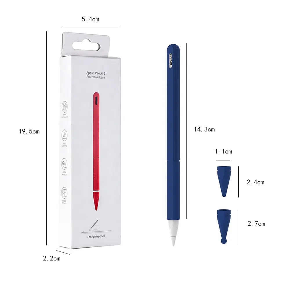 New silicone ipad protective pencil cover Apple Pencil 2 case