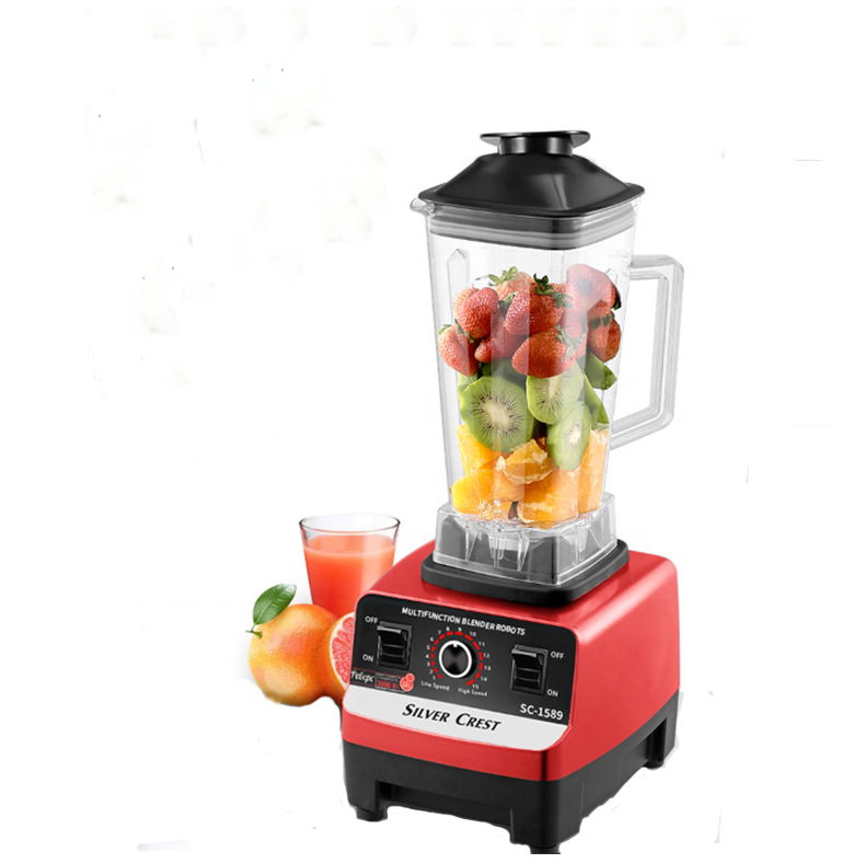 Heavy Duty Commercial 3000W Fruit Machine Home Mixer silver crest Juicer Blender