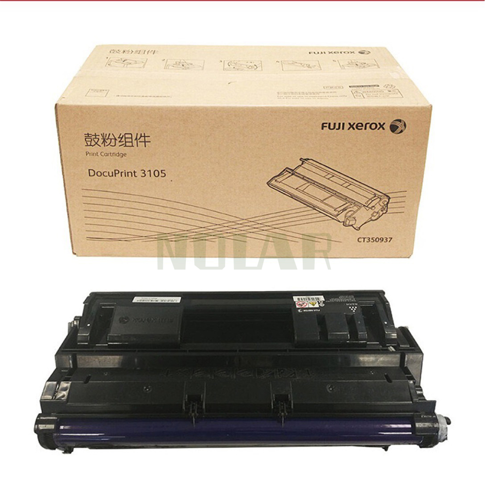 Оригинальный новый картридж с тонером для Fuji Xerox DocuPrint DP 3105, картридж с барабаном CT350936 CT350937