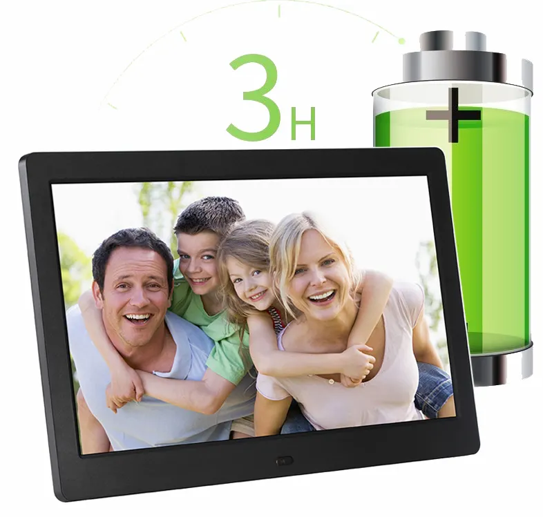 2021 IPS touch screen Android wifi digital picture frame 7 inch digit cloud photo frame With rechargeable battery