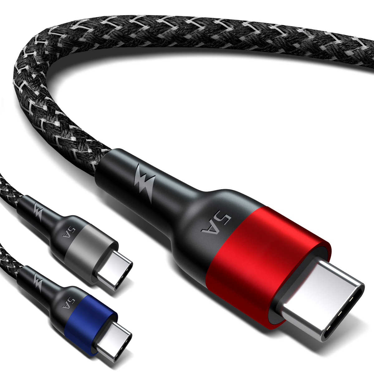 5А USB C Тип кабель для IPHONE супер быстрая зарядка шнур провод, Android мобильный телефон зарядный кабель Type-C зарядное устройство