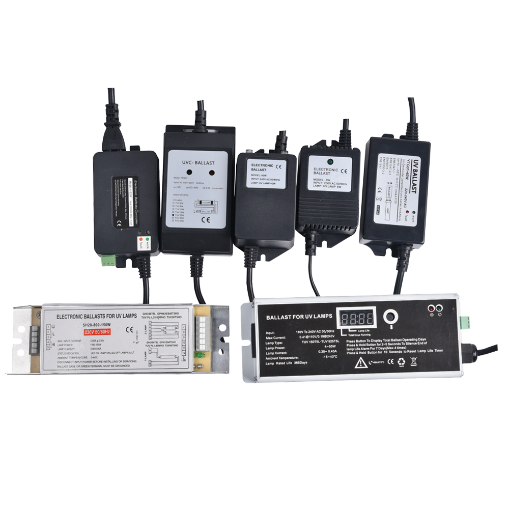 4-150w T5/T8 110V-240V УФ Электрический балласт бактерицидные лампы дезинфекции Драйвер адаптер ультрафиолетового электронный балласт