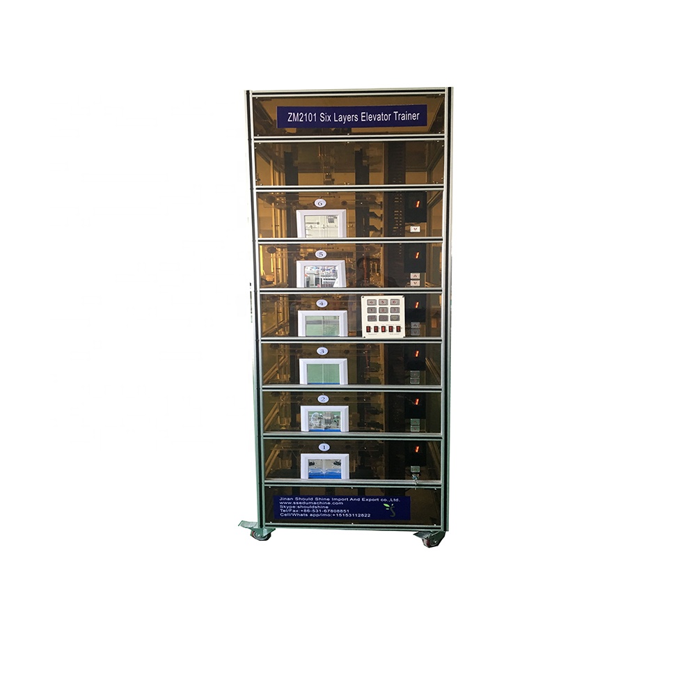 Six Layers Transparent Elevator Trainer lab educational equipment mechatronics training equipment