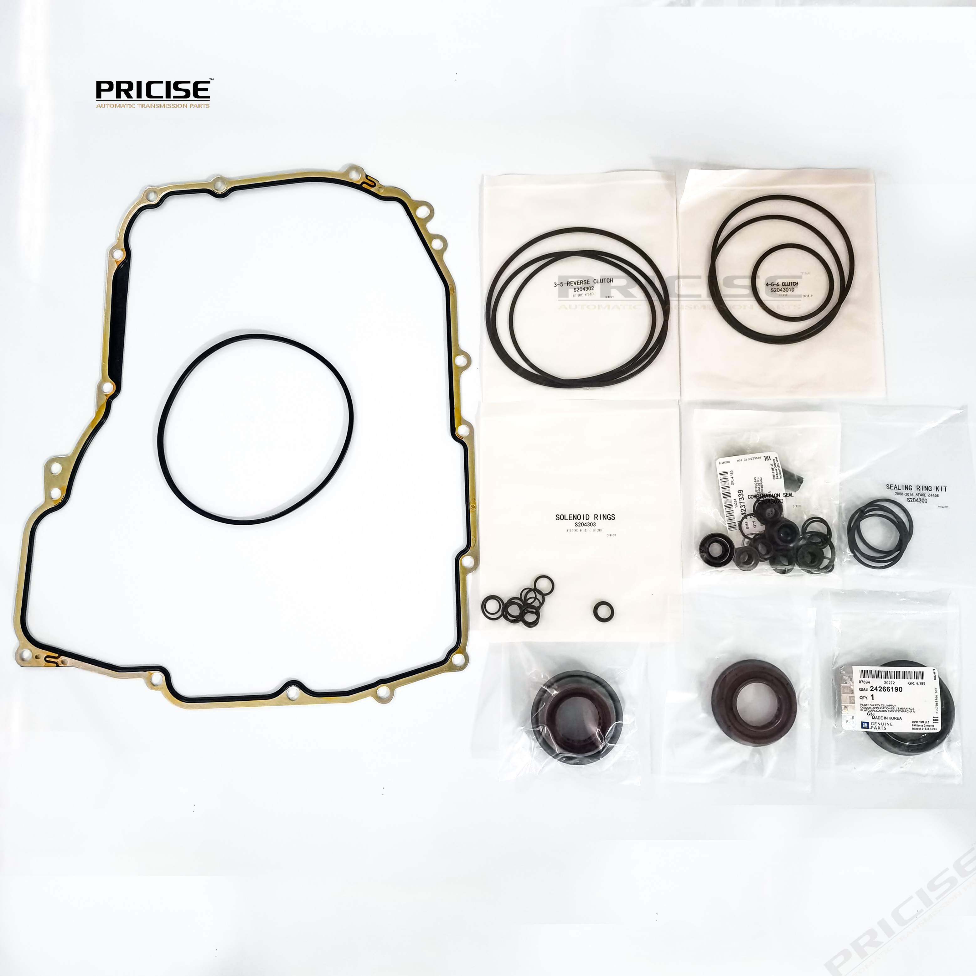 6T41 Automatic Transmission 6T41 6T30 6T40 6T45 Rebuild kit Overhaul Kit 6T41E Gearbox K204900D